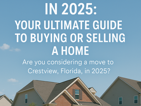 Crestview Florida neighborhood in 2025 with family homes, near Eglin Air Force Base, popular for military relocations and affordable living