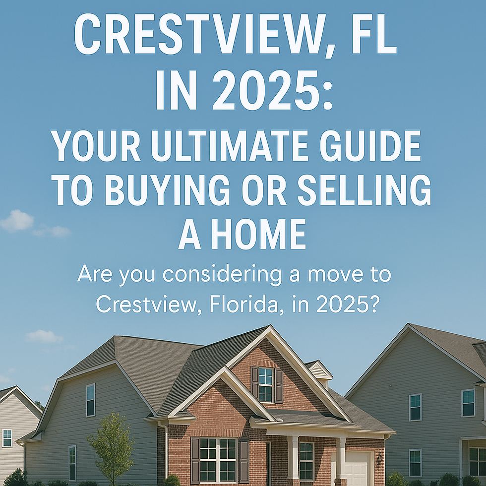Crestview Florida neighborhood in 2025 with family homes, near Eglin Air Force Base, popular for military relocations and affordable living