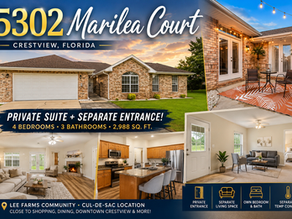 Crestview FL home with private suite at 5302 Mara Lea Court