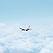 Airplane Above the Clouds