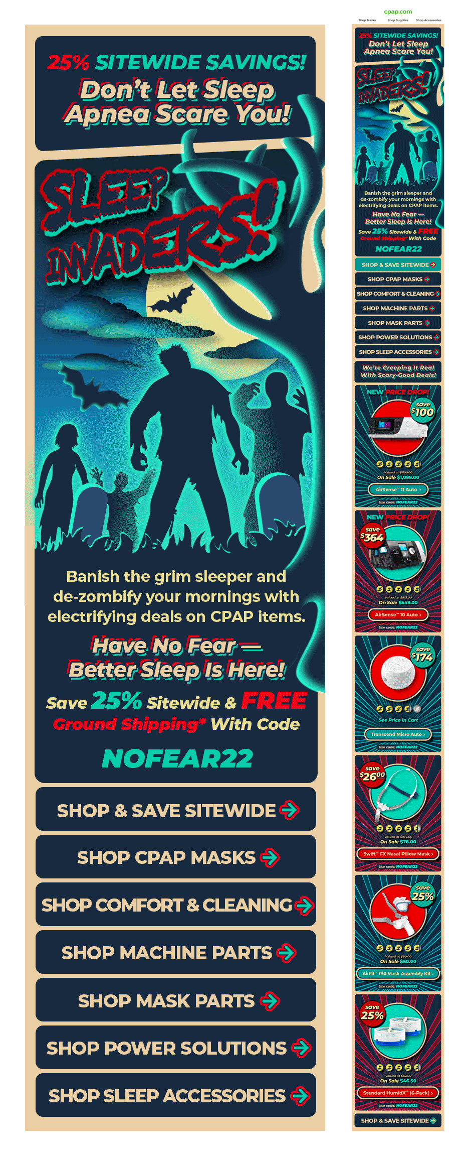 SCIFI HALLOWEEN EMAILS My Site 1