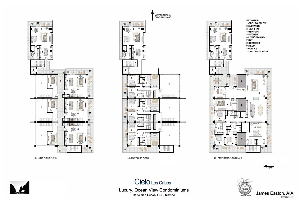 Floor Plans CIelo Los Cabos Cabo San Lucas