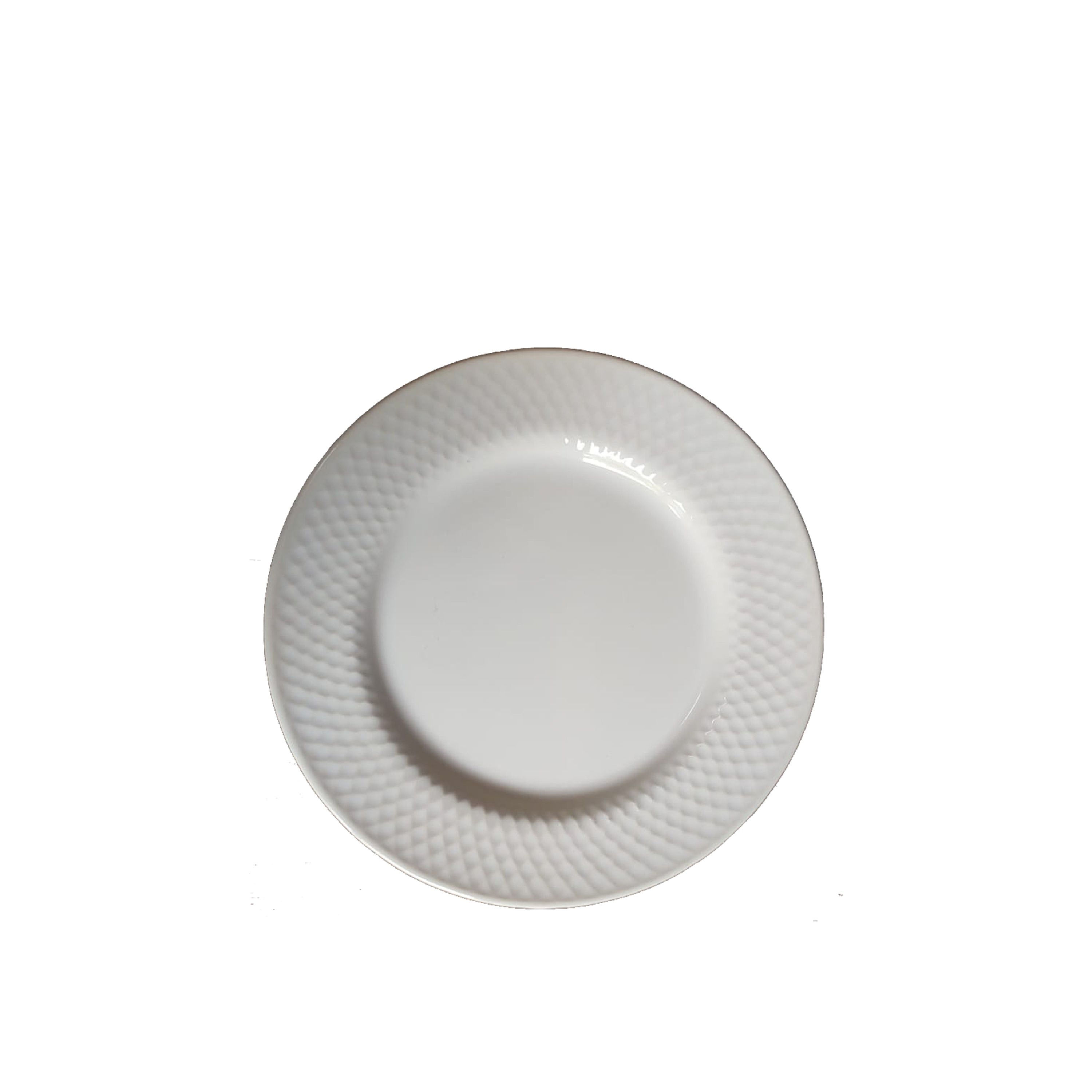 Prato de sobremesa Split White