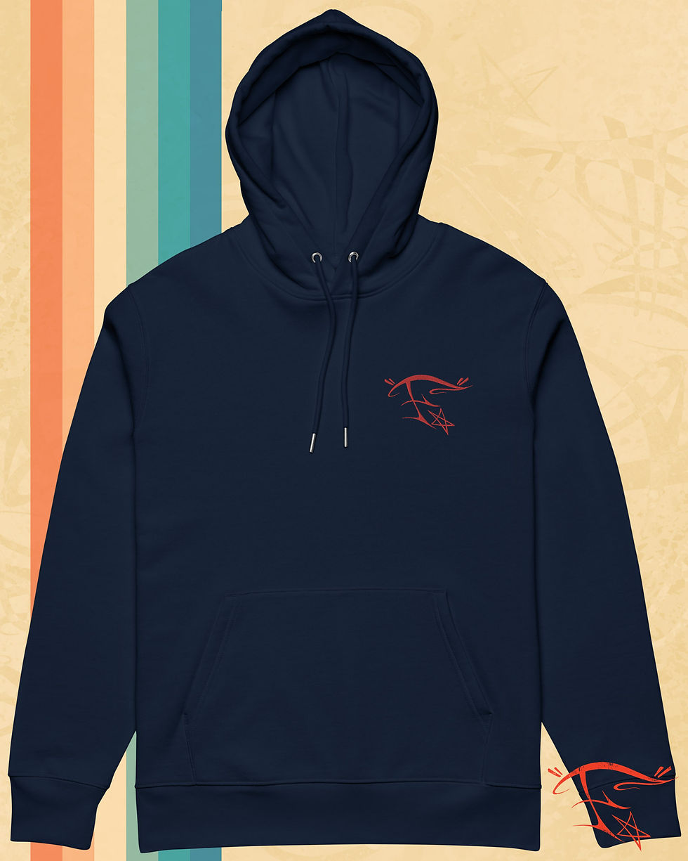 Thumbnail: FunkyA$$Clothing Breast Logo/Jester Head | Unisex Premium Hoodie