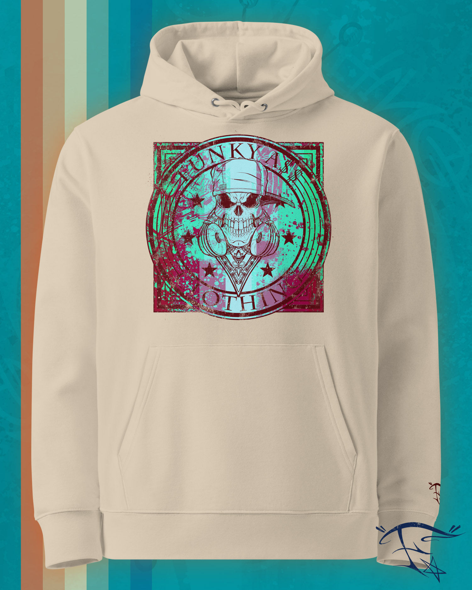 FunkyA$$Clothing Skull & Headphones | Unisex Premium Hoodie