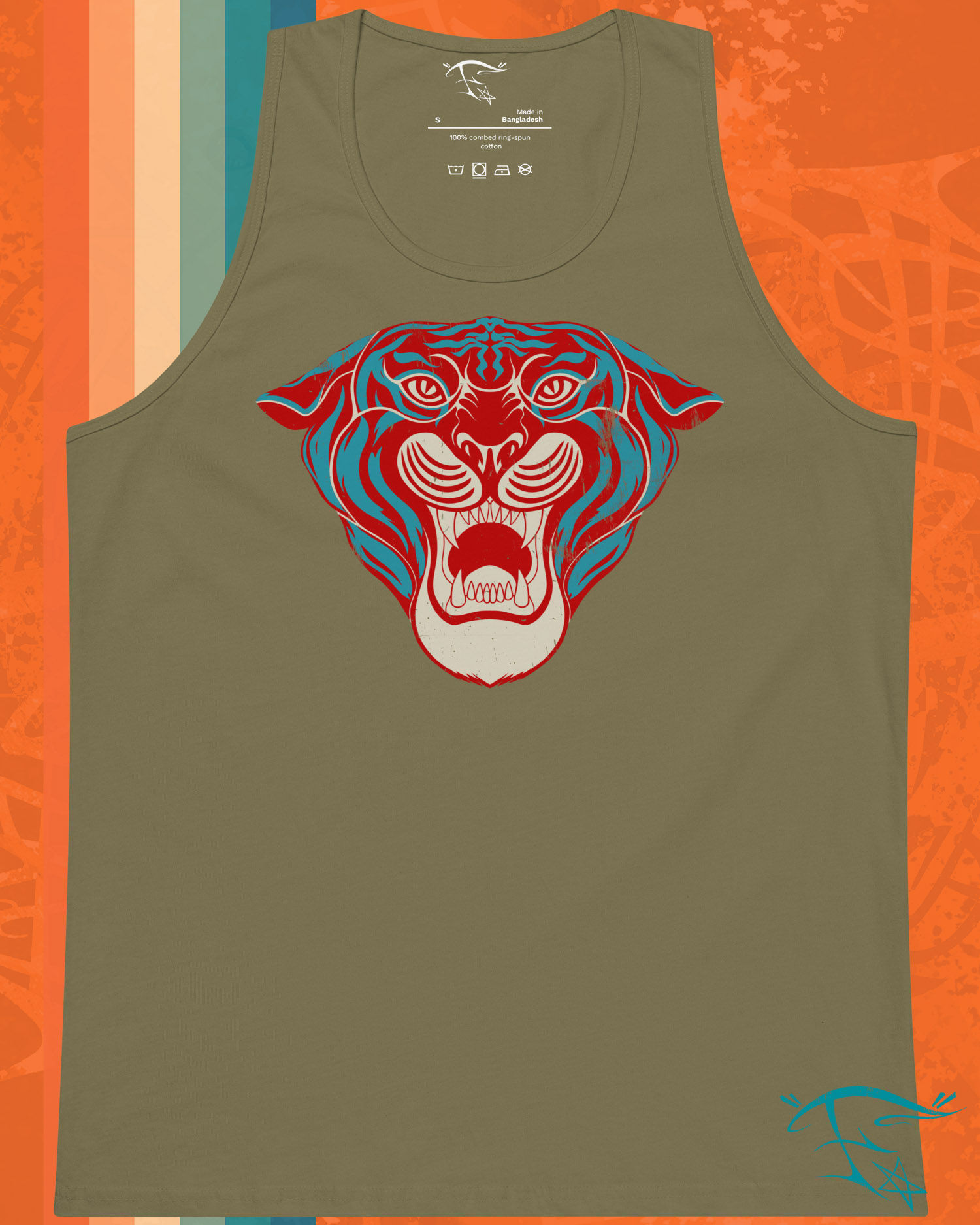 FunkyA$$Clothing Big Cat Head | Men’s Premium Tank Top/Vest