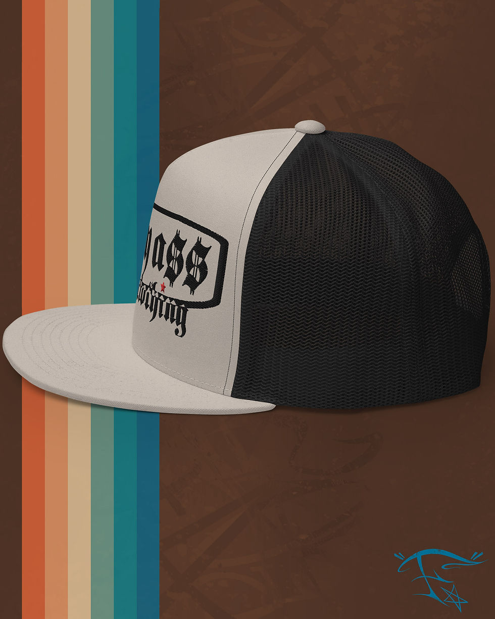 Thumbnail: FunkyA$$Clothing Embroidered Banner | Premium Trucker Cap