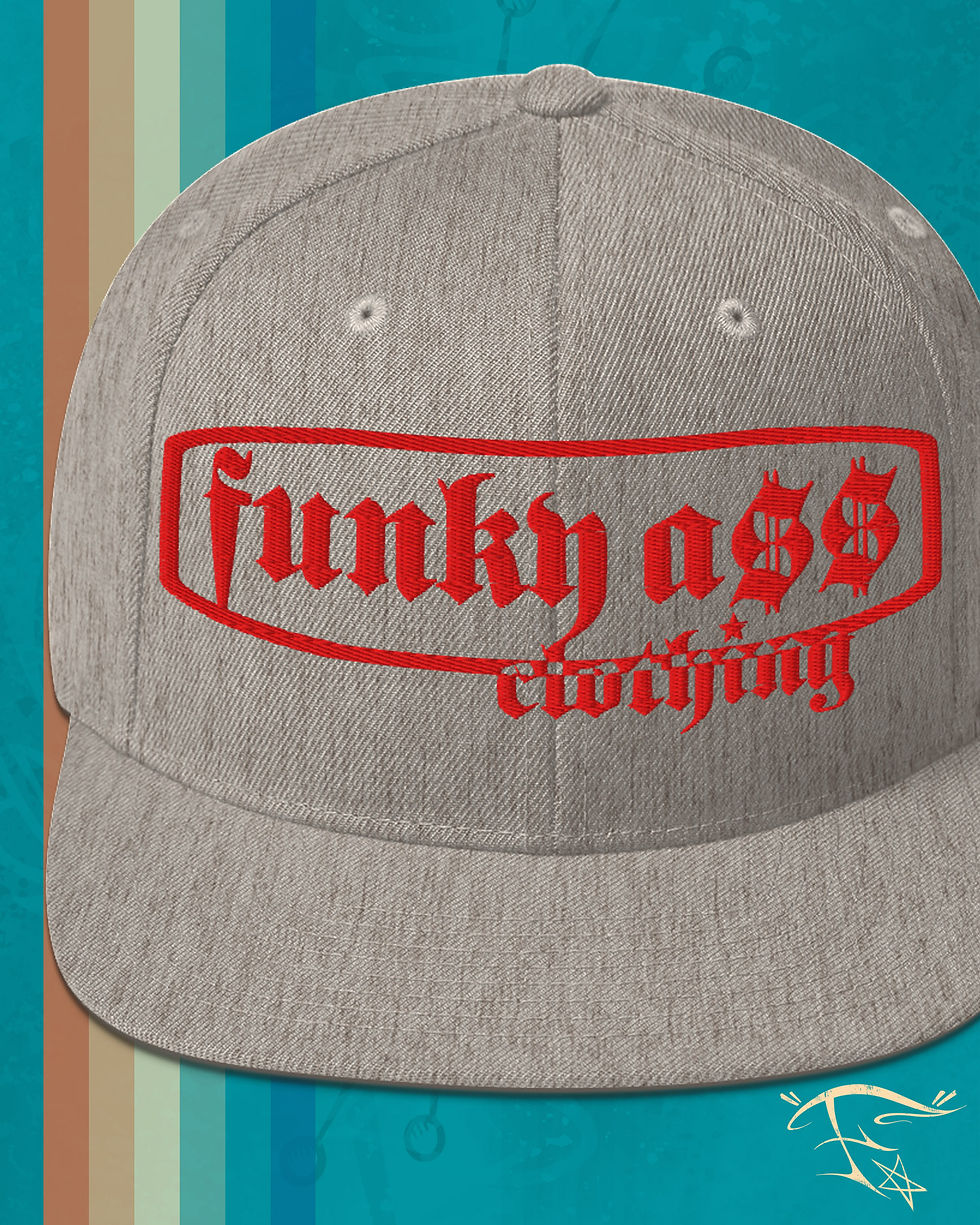 Thumbnail: FunkyA$$Clothing Embroidered Banner | Unisex Premium Snapback Hat