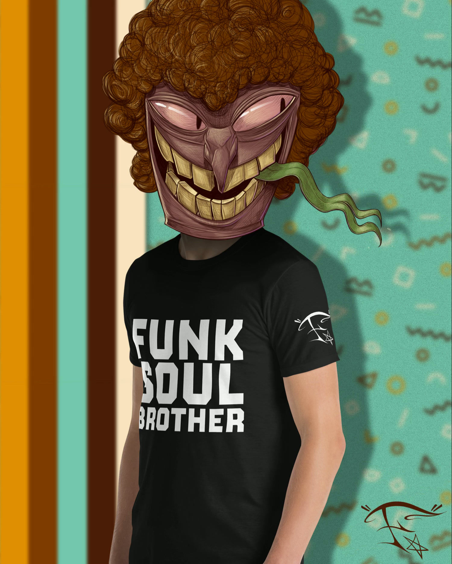 FunkyA$$Clothing FUNK SOUL BROTHER | Men's Classic Softstyle T-Shirt