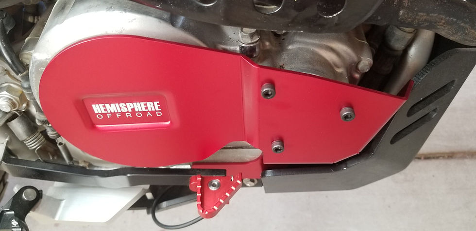 Thumbnail: Hemisphere Offroad Clutch/Oil Filter Case Cover - XR650L