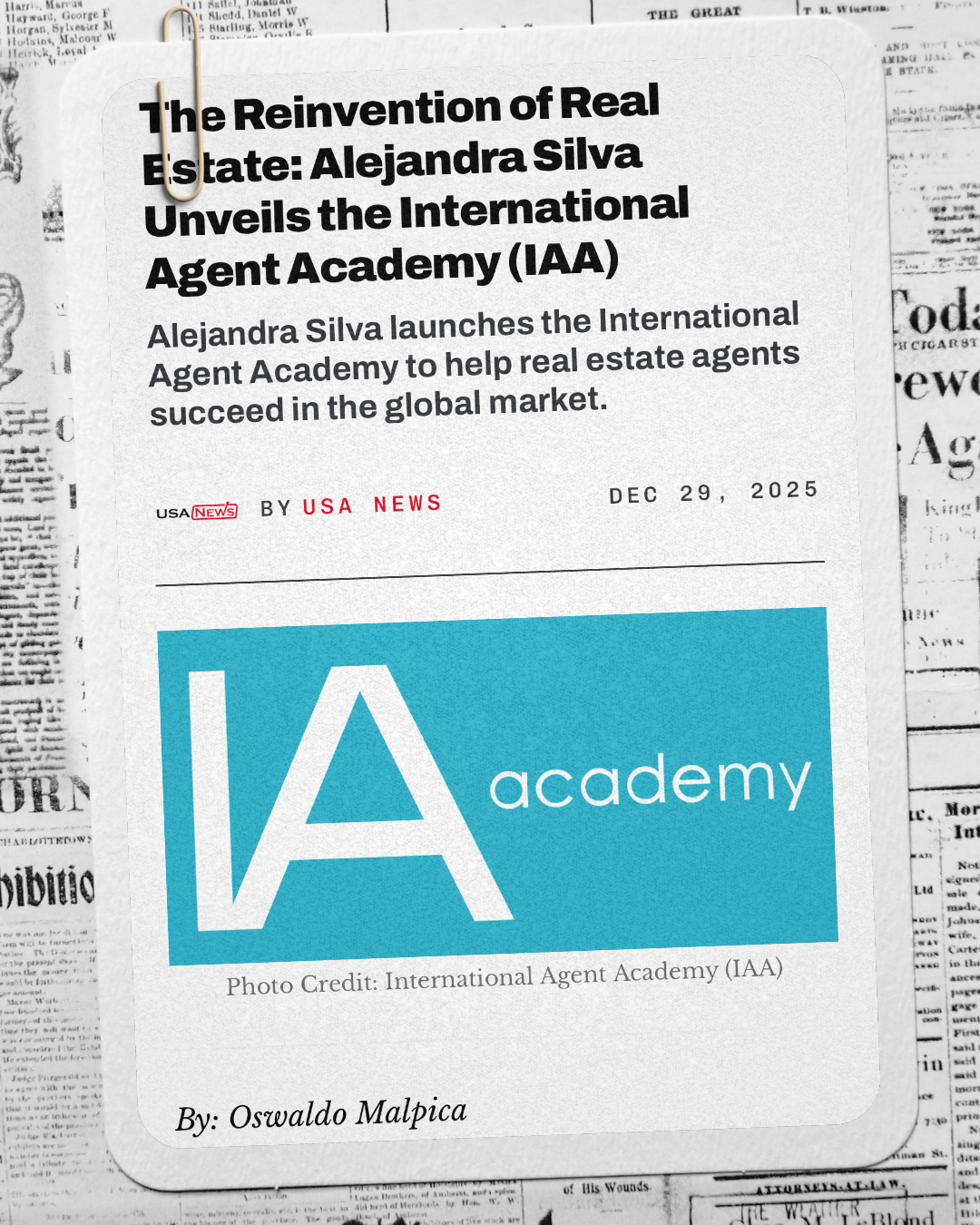 International Agent Academy: The Global Real Estate Training Program Redefining the Industry
