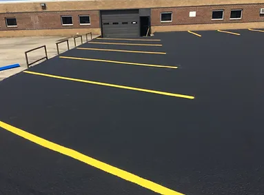 Asphalt Sealcoat Parking Lot