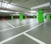 RIO-X Parking Deck Waterproofing Systems in a parking garage