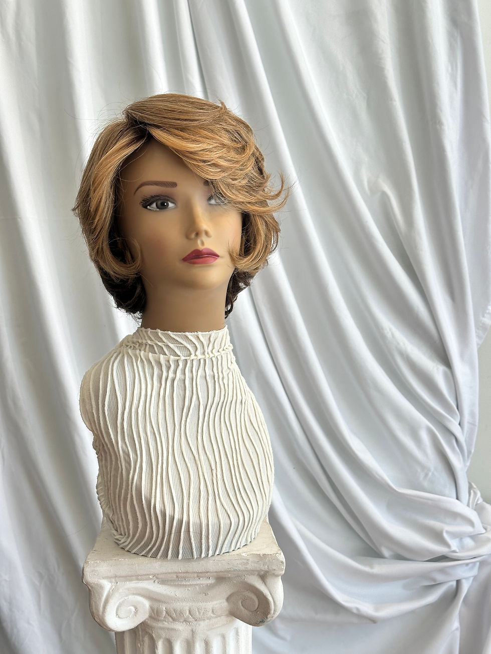 Thumbnail: Pre-Styled Wig | Human Hair Blend