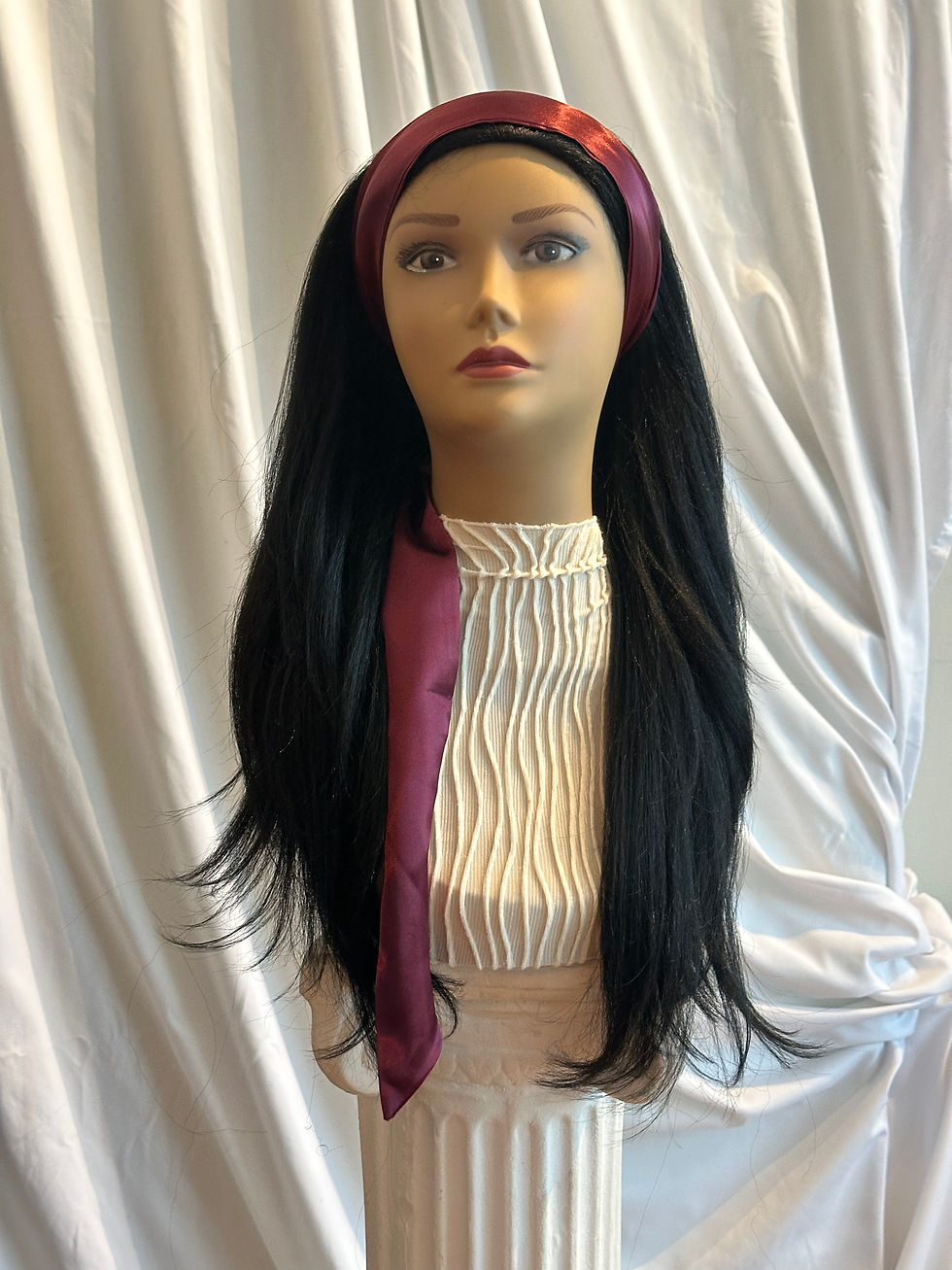 Thumbnail: Pre-Styled Headband Wig | Synthetic Hair 