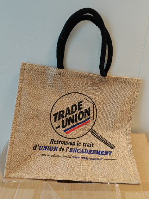 Sac toile de jute Trade-Union