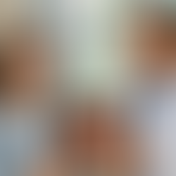 A dentist and smiling patient in an office hold a tablet displaying close-ups of a bright smile. Large window in background. Calm mood.