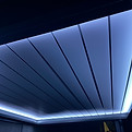 LED louvre roof
