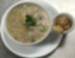 Ground Pork Congee with Century Egg