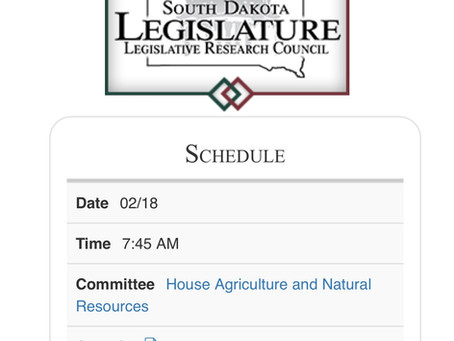 Want to stay in the know on South Dakota legislation?