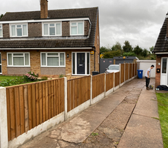 4ft fencing fitted in Derby