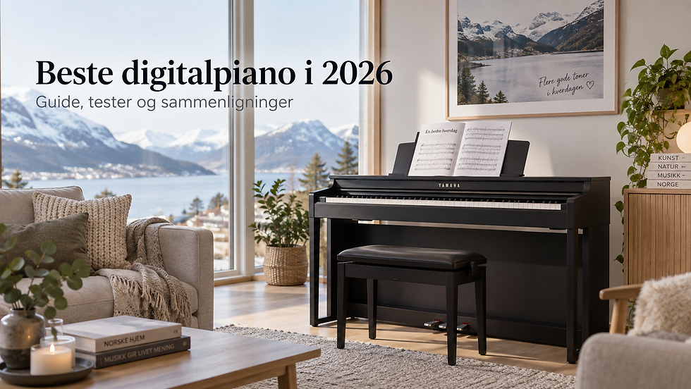 Yamaha,Alexandra Luther,Roland, Kawai og Casio – hvor mye digitalpiano får du egentlig?