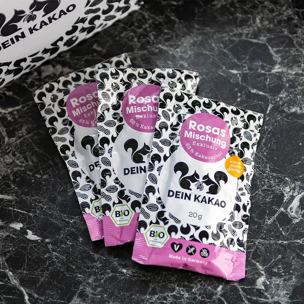 Rosas Mischung! Portionsbeutel 20g Bio-Schokolade