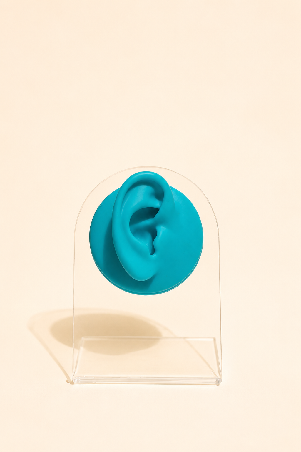 Bella Signature Teal Silicone Practice/Showcase Left Ear