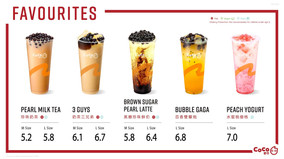 Menu CoCo Fresh Tea Juice