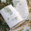 Thumbnail: Tropical leaves and dusky blue floral destination wedding invitations