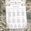 Thumbnail: Wedding Table Plan with white floral