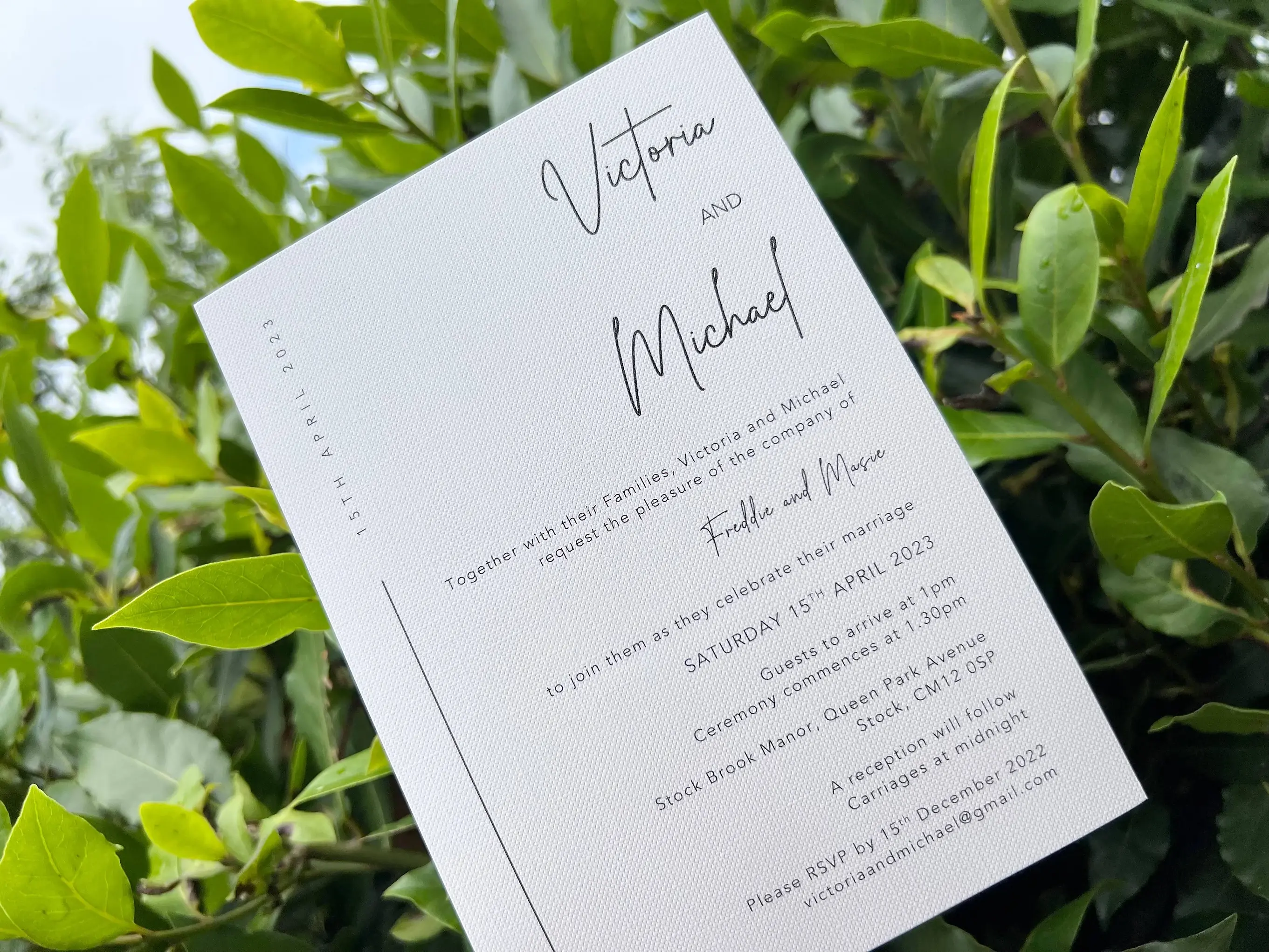 Happiness - Wedding Invitation