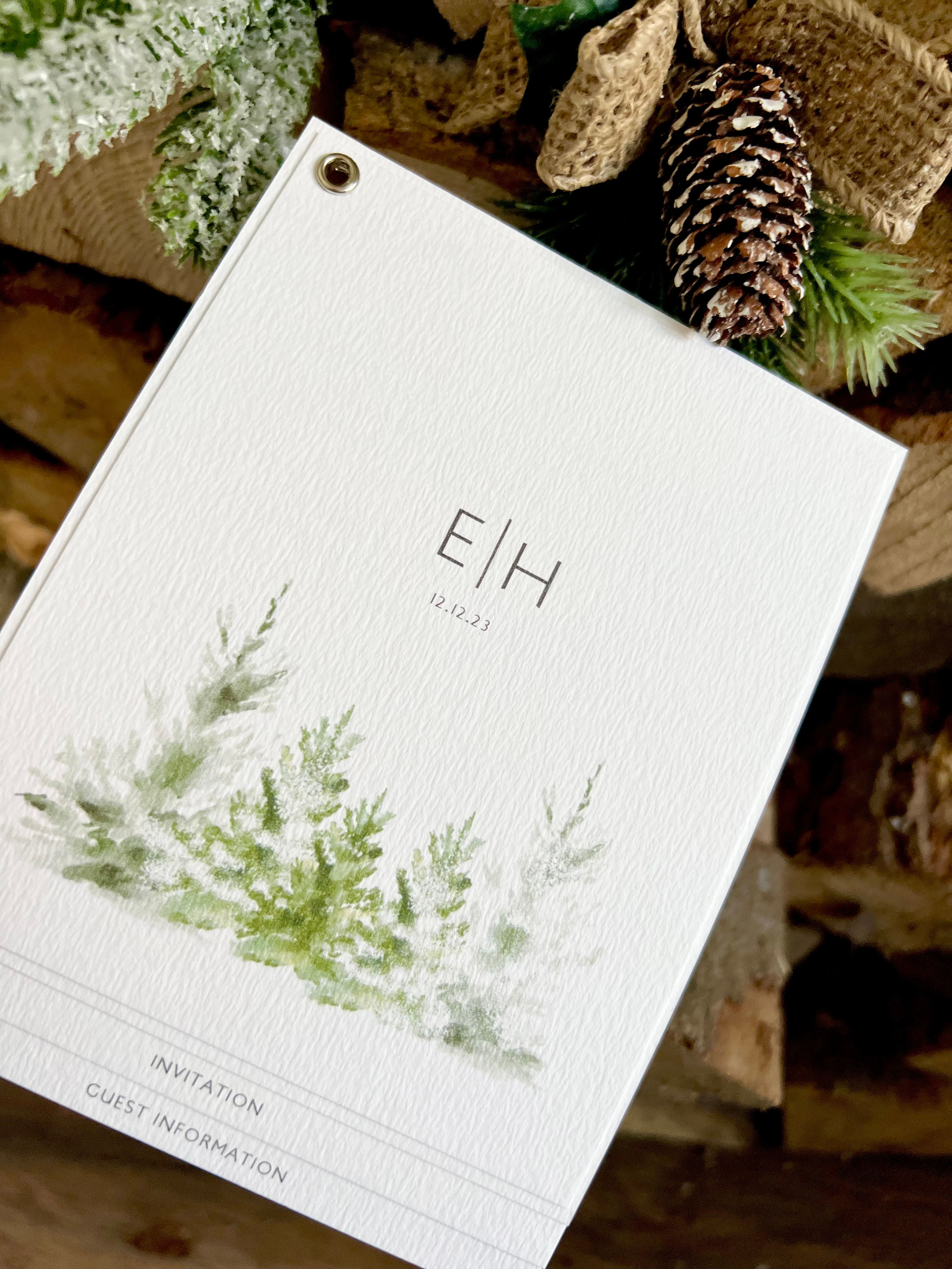 Winter Layered Invitation