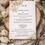 Thumbnail: Evening wedding invitation with white roses