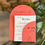 Thumbnail: Contemporary Arch Invites (Coral Flamingo and White Suite)