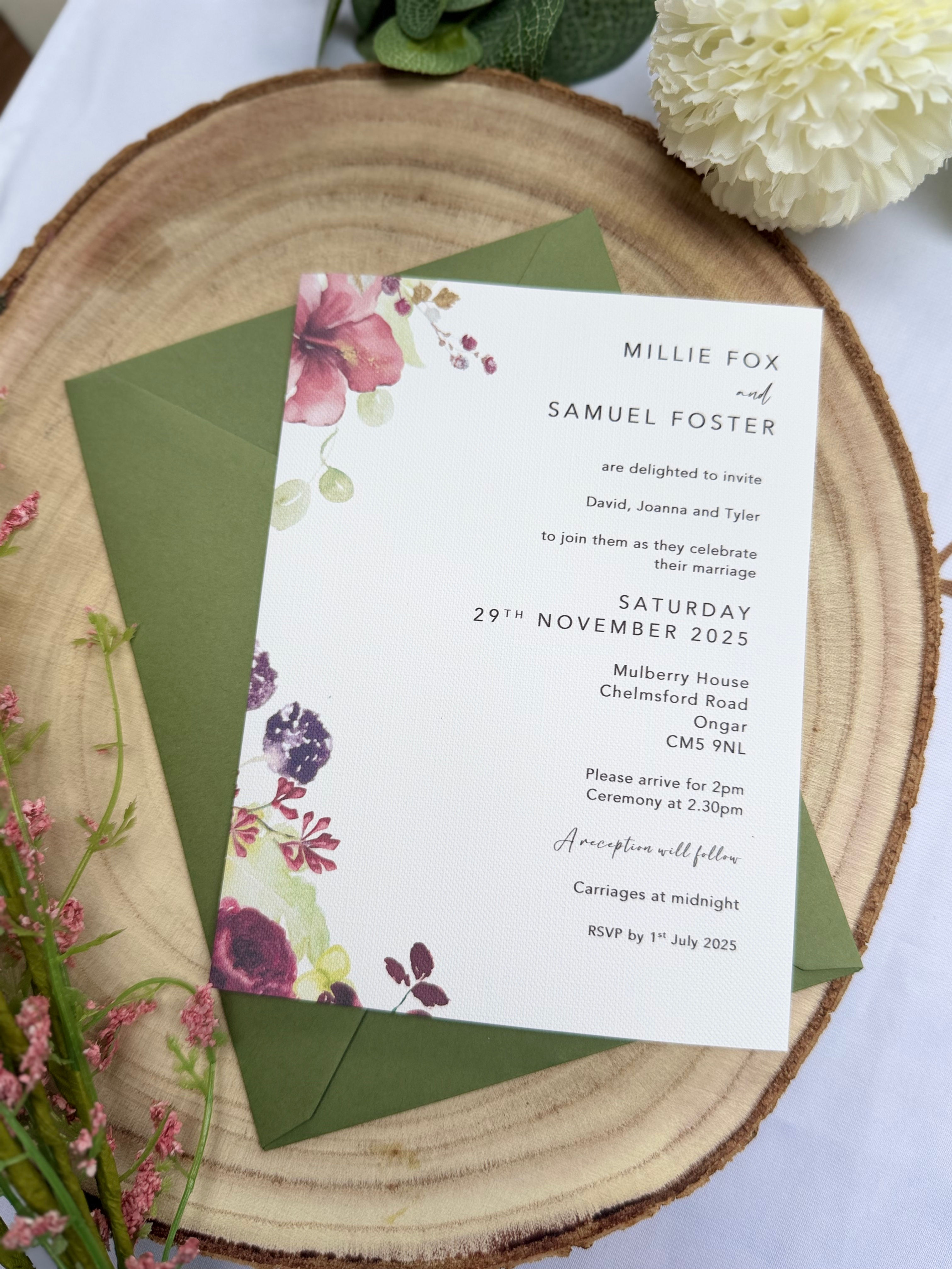 Merlot - Evening Invitation