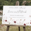 Thumbnail: Wedding Day Welcome Sign - White with burgundy/wine florals