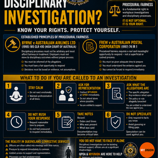 Called to a Disciplinary Investigation? Know Your Rights in Queensland Corrective Services