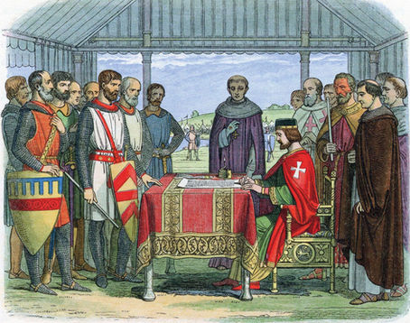 Articles of the Barons, the precursor to the Magna Carta, and the effort to constrain the King's abuses of power—what you fittingly describe as “bastardry.”