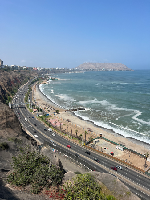 Miraflores beach in lima