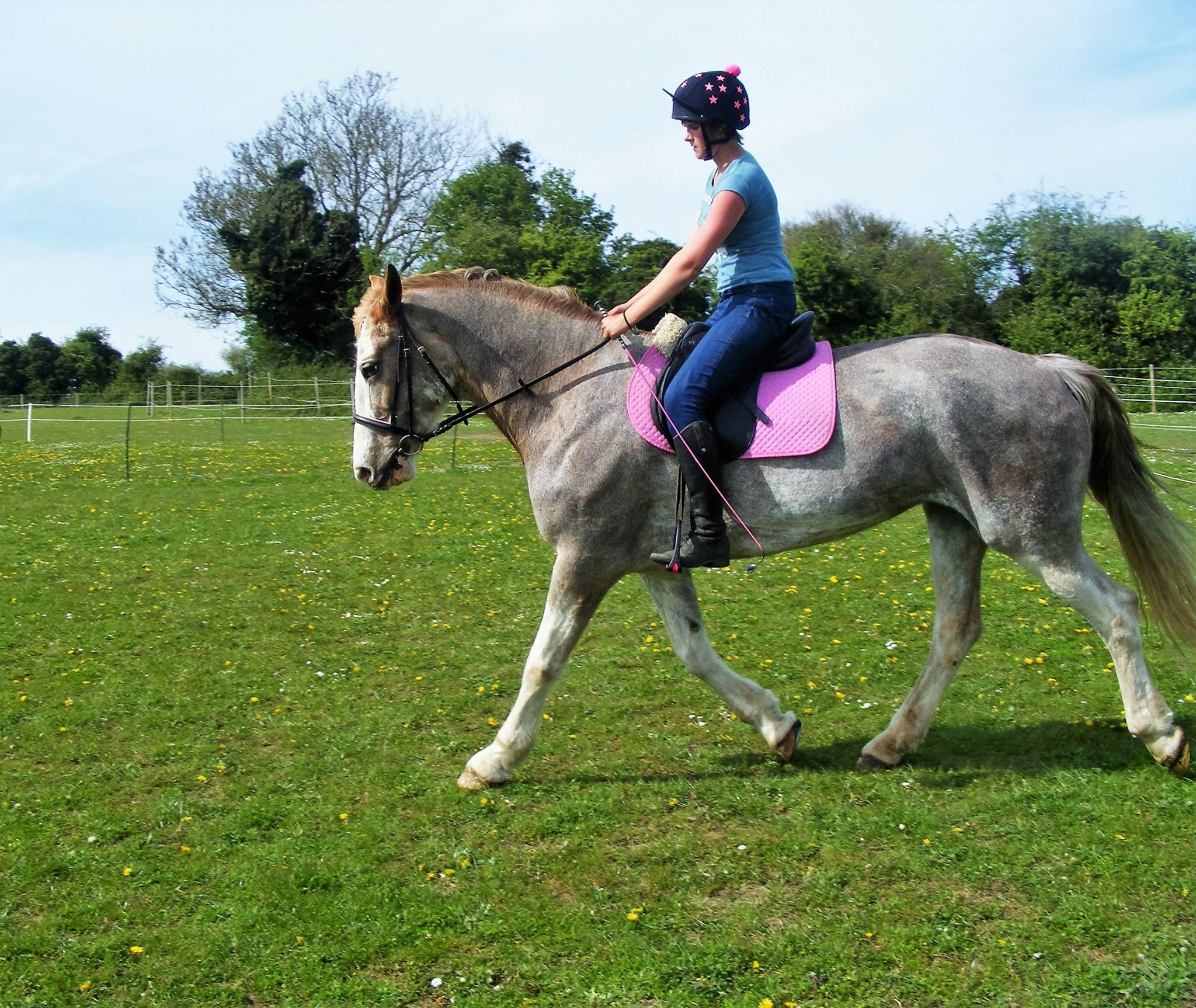 Yazz and her mare Princess