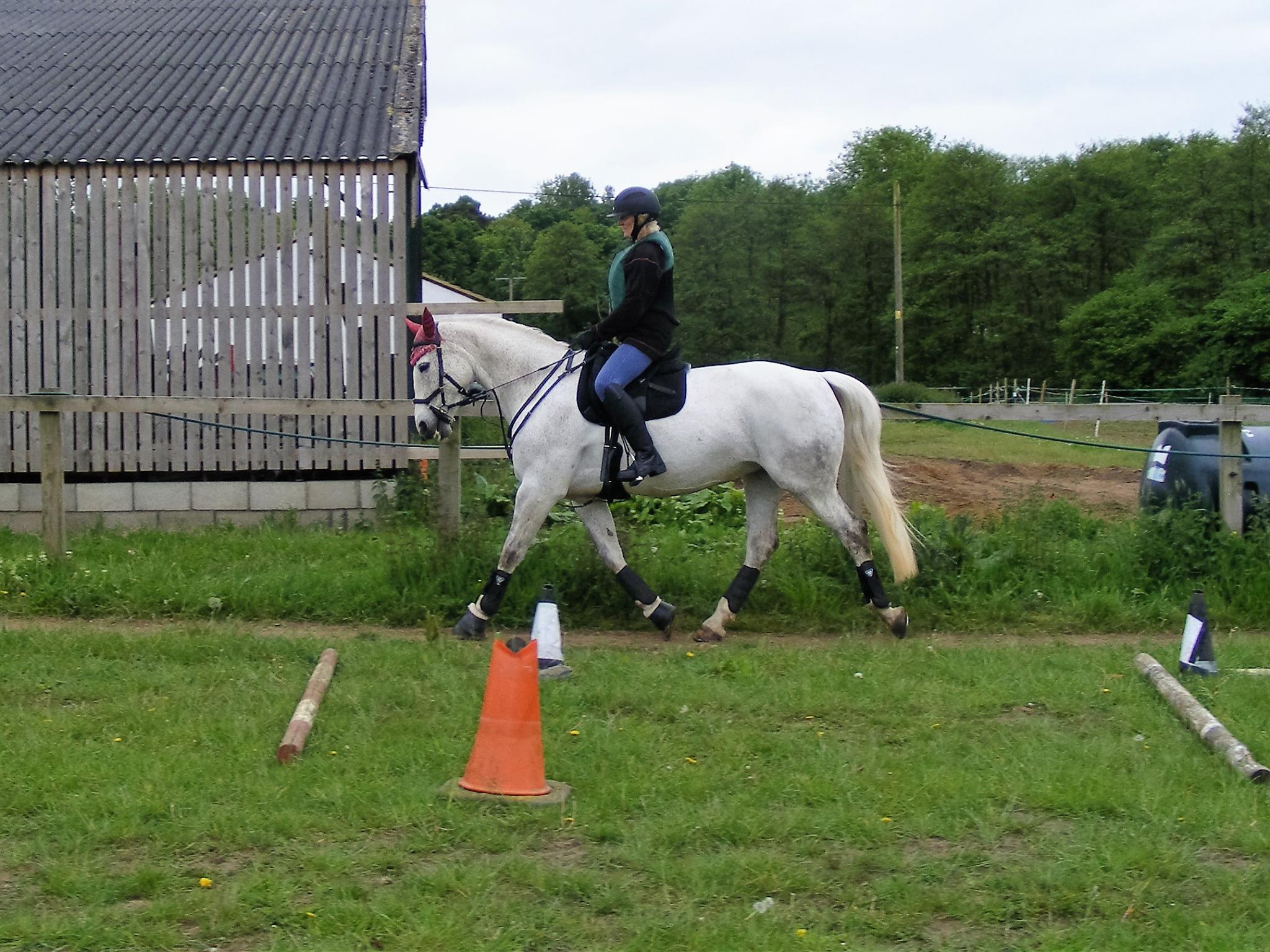 Caroline and her mare April