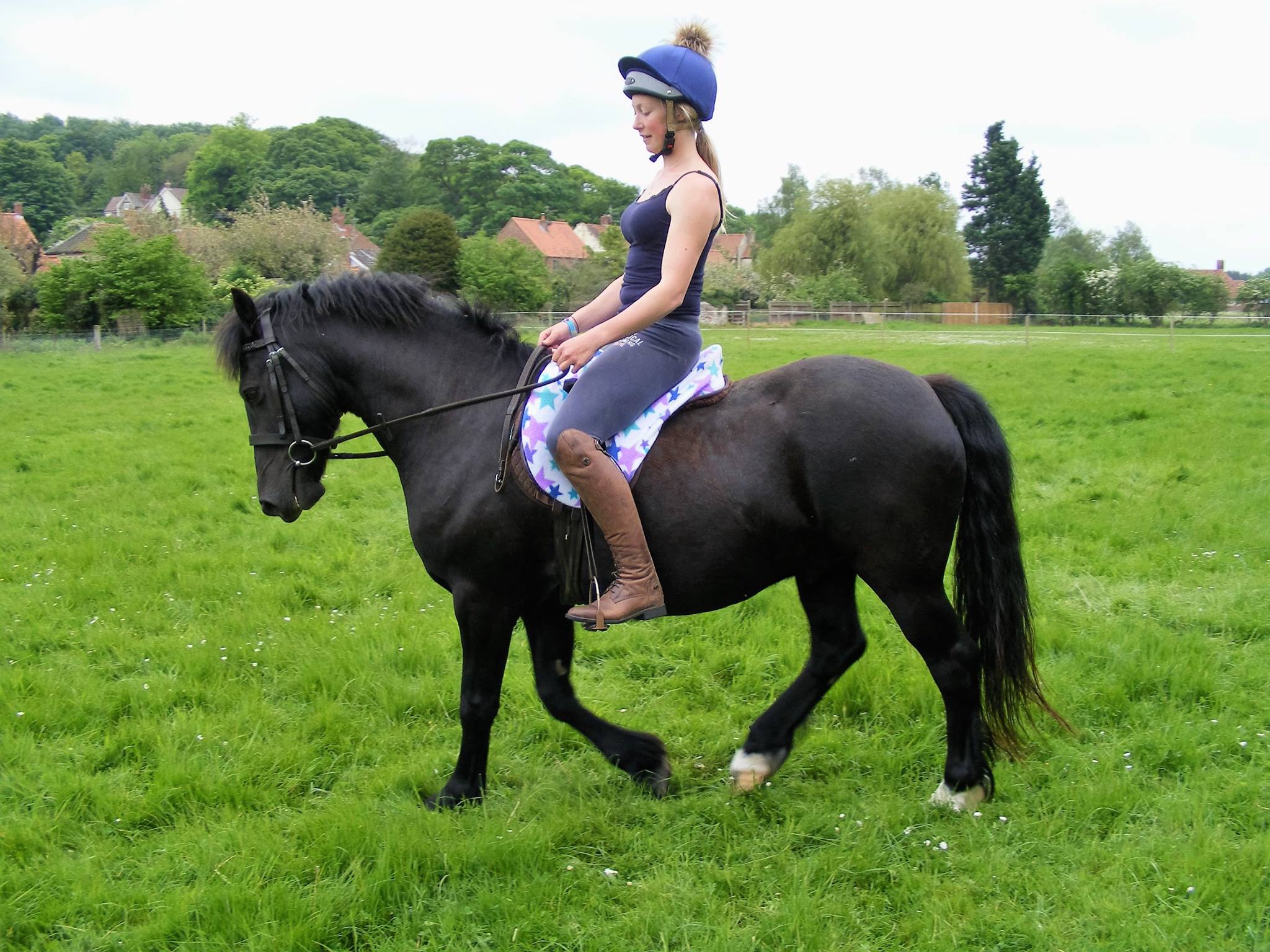 Kyra and her gelding Troy