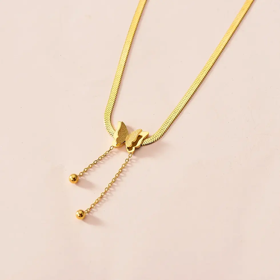 Thumbnail: Butterfly Pendant Necklace