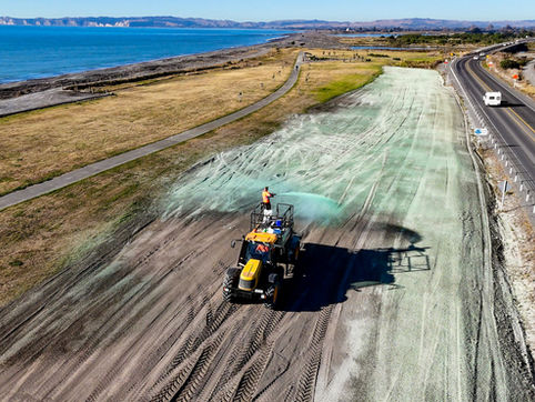 Awatoto Topsoiled Hydro Mulching Project.