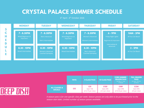 CRYSTAL PALACE SUMMER SCHEDULE LAUNCH