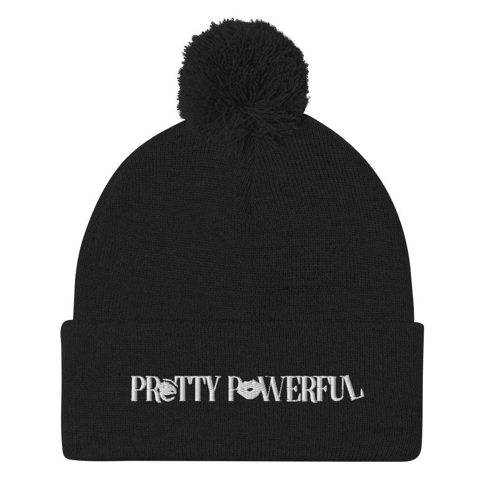 PRETTY GURL Pom-Pom Beanie