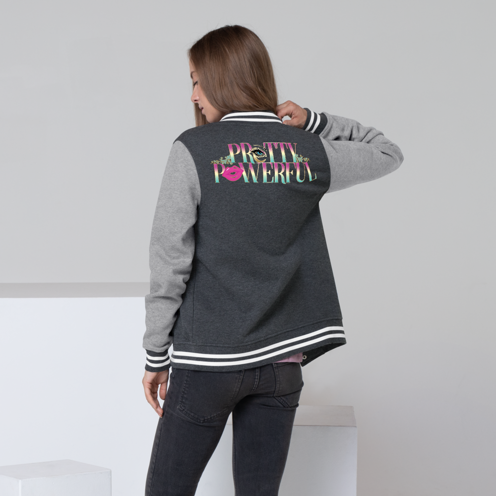 PRETTY POWERFUL Women's Letterman Jacket