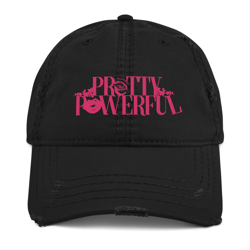 PRETTY FIT Distressed Hat