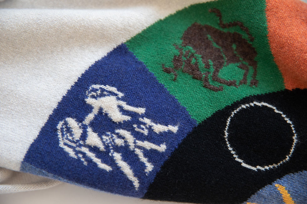 Thumbnail: Zodiac Intarsia Cashmere sweater